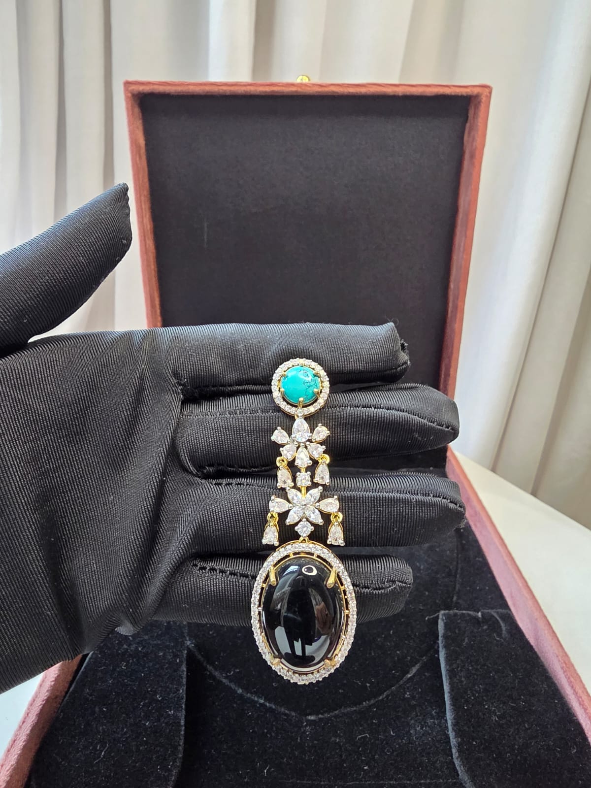 Midnight Noir Statement Earrings