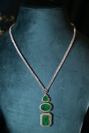 Aurora Prism Emerald Set