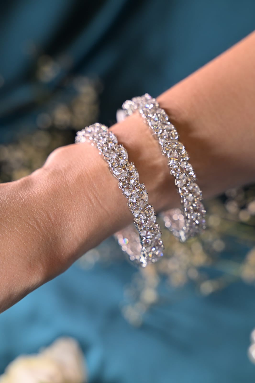 Celestial Crystal Bangles