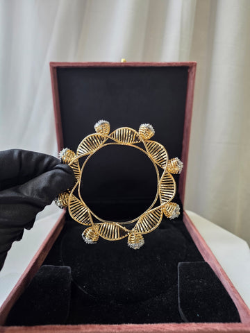 Aurelia Twist Diamond Bangle Pair