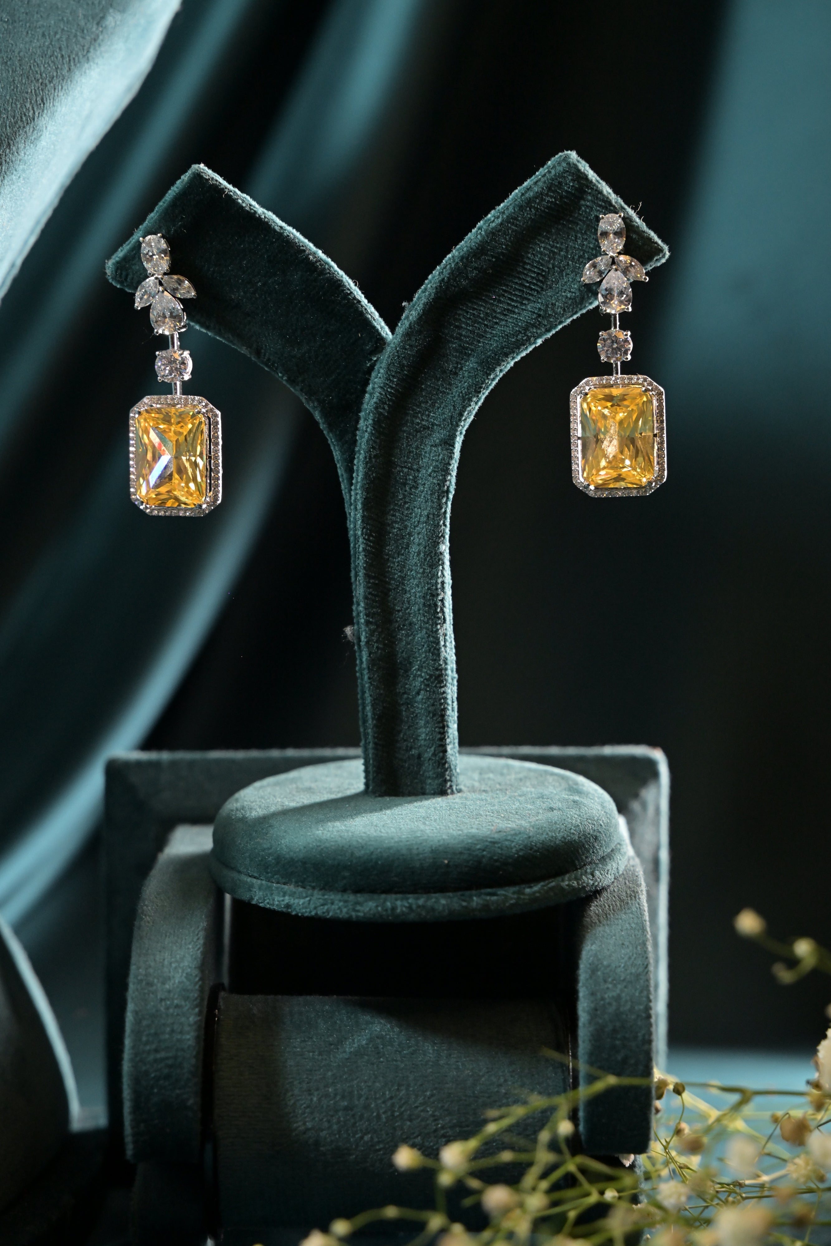 Citrine Masterpiece Statement Necklace Set