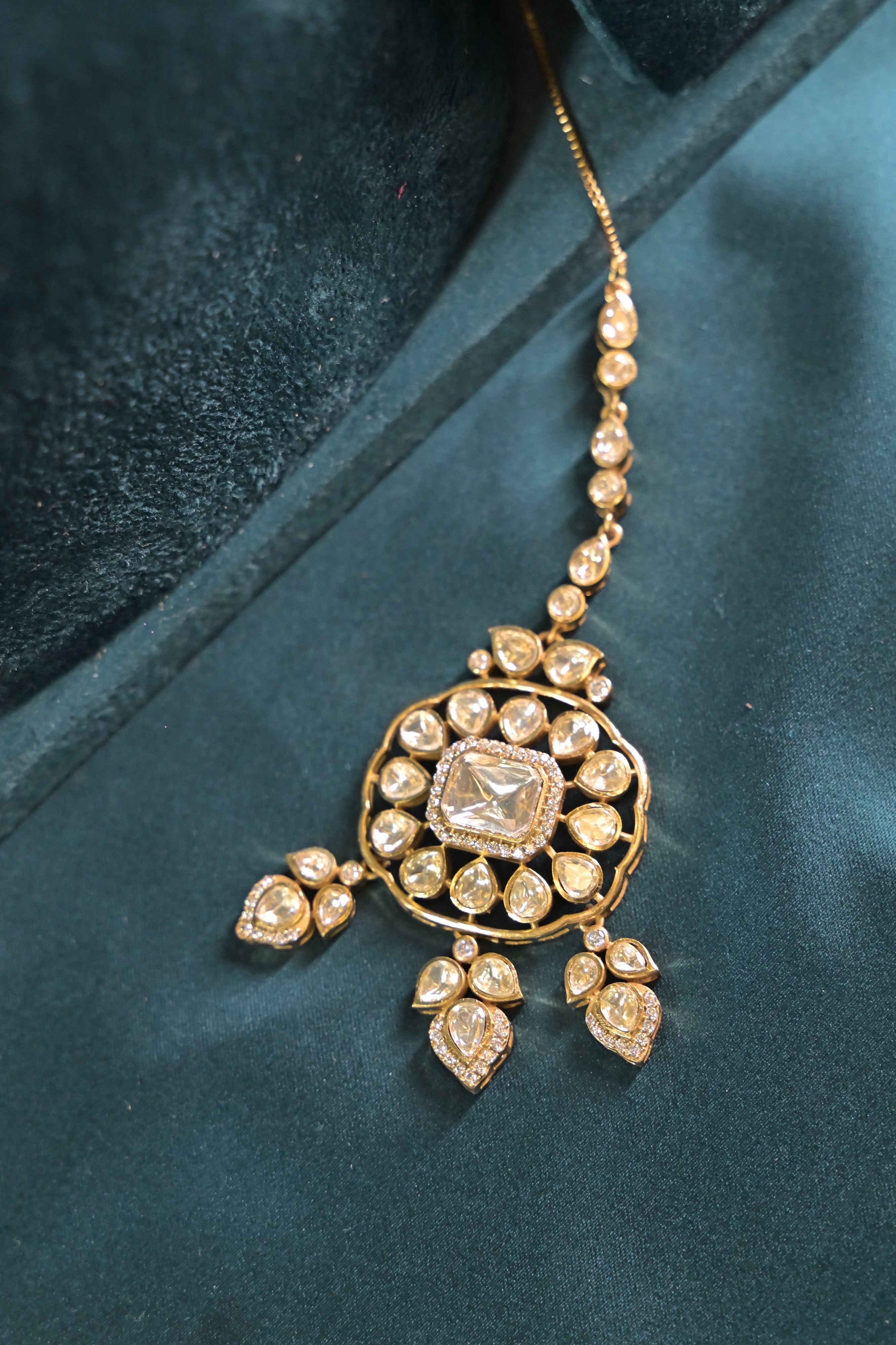 Regal Polki Statement Necklace Set