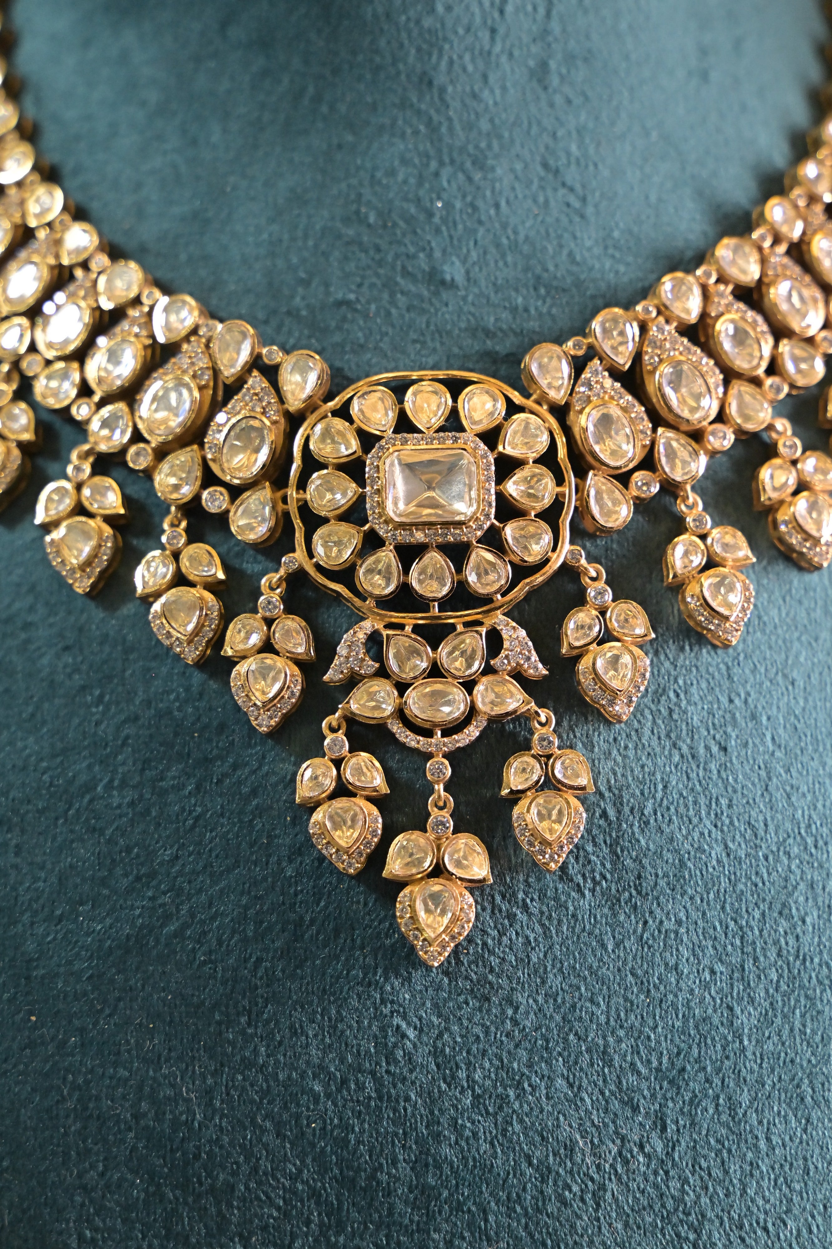 Regal Polki Statement Necklace Set