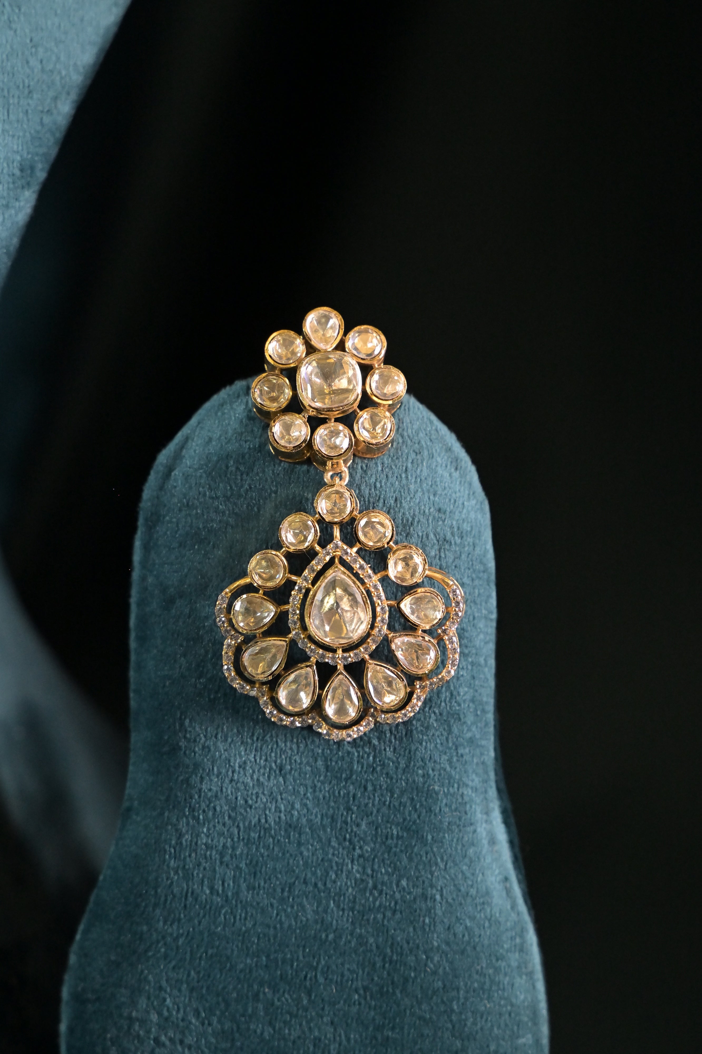 Royal Layered Polki Necklace Set