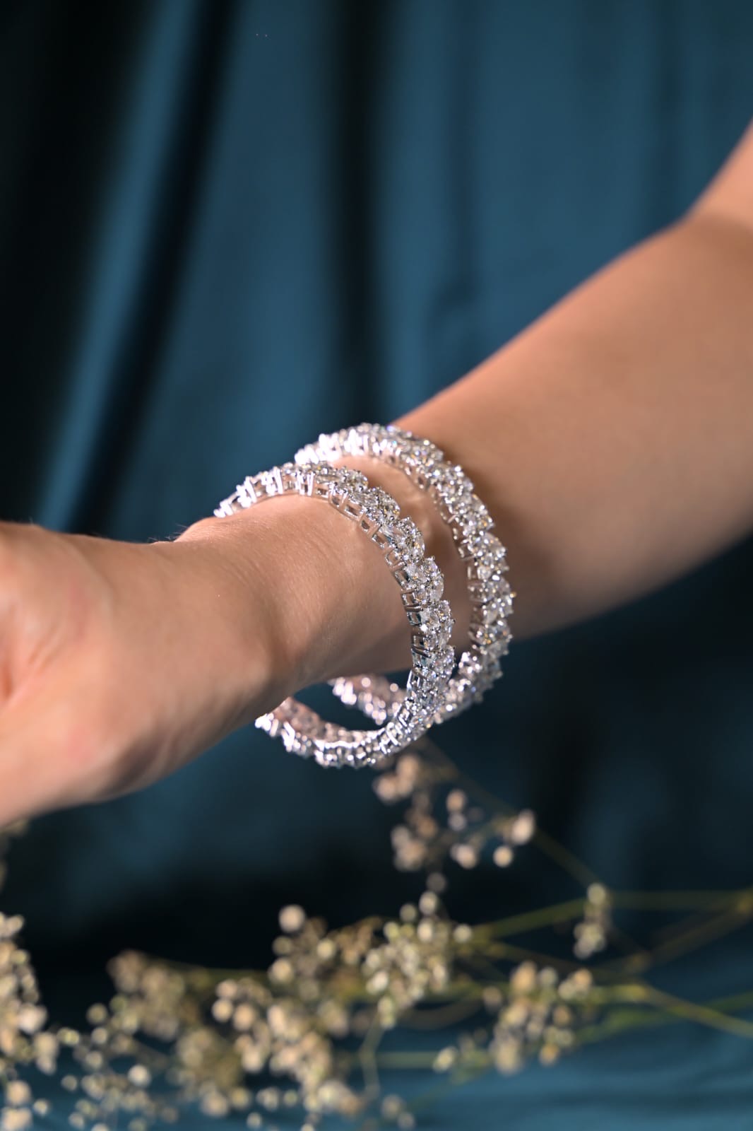 Celestial Crystal Bangles
