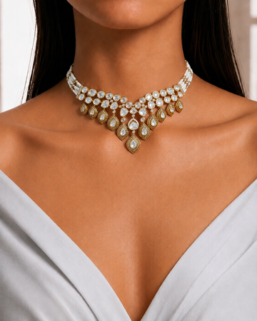 Noorika Polki Beaded Choker
