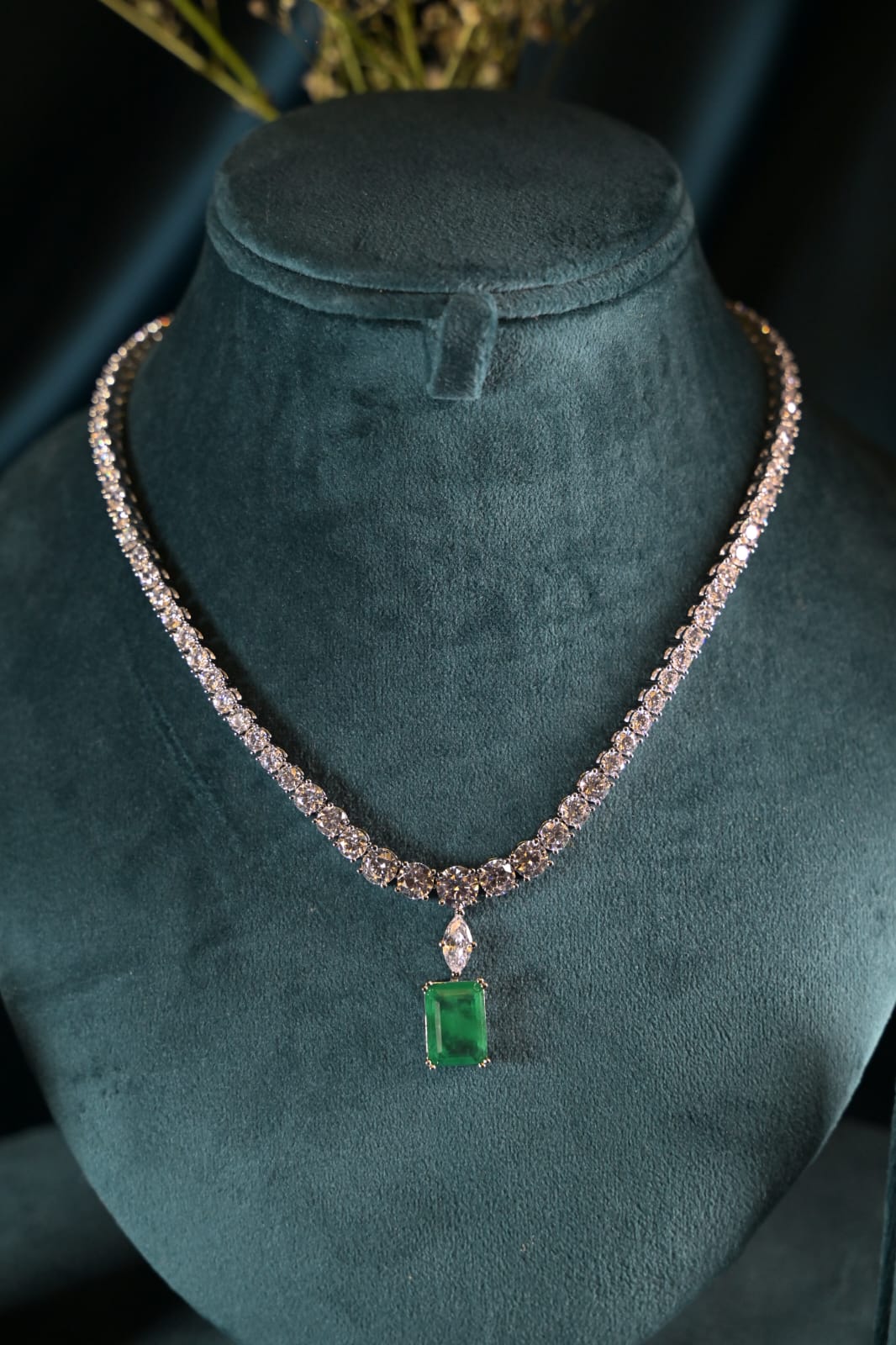 Emerald Drop Solitaire Set