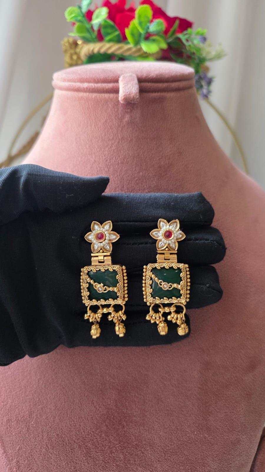 Gold Heritage Layered Necklace Set