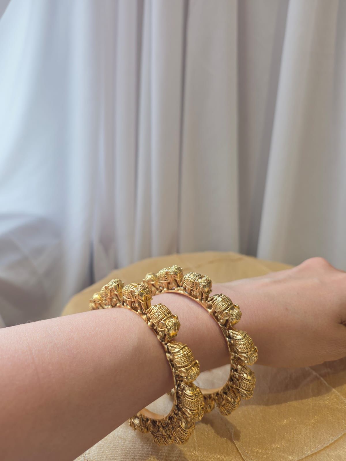 Elephant Motif Bangles