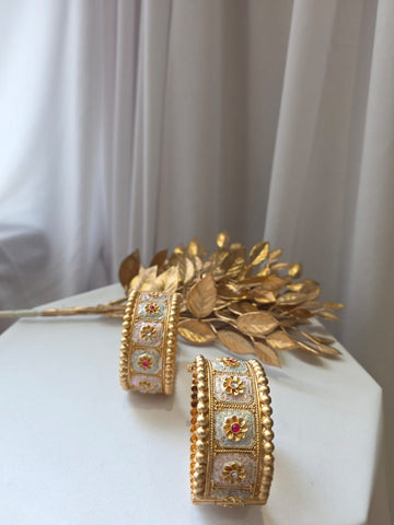 Pastel Bloom Heritage Bangles