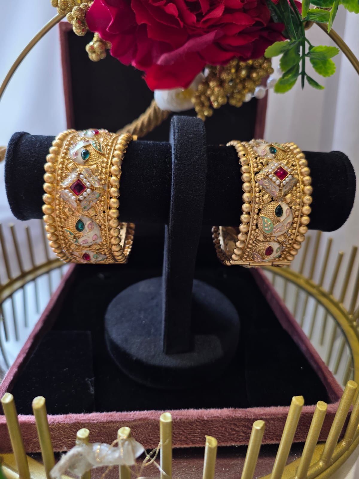 Jewel Crest Heritage Bangles