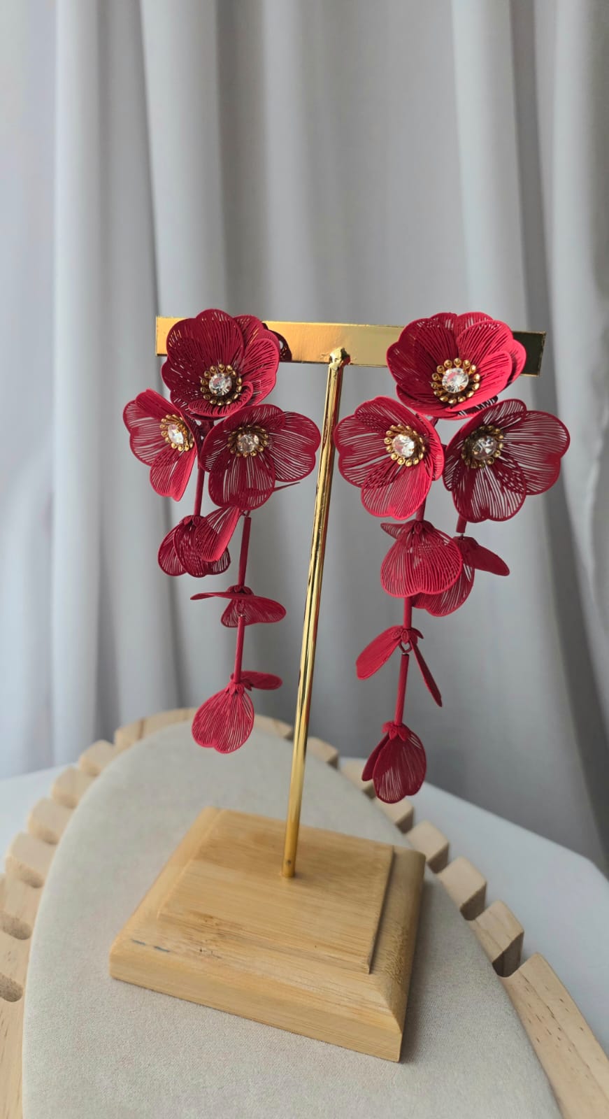 Scarlet Bloom Earrings