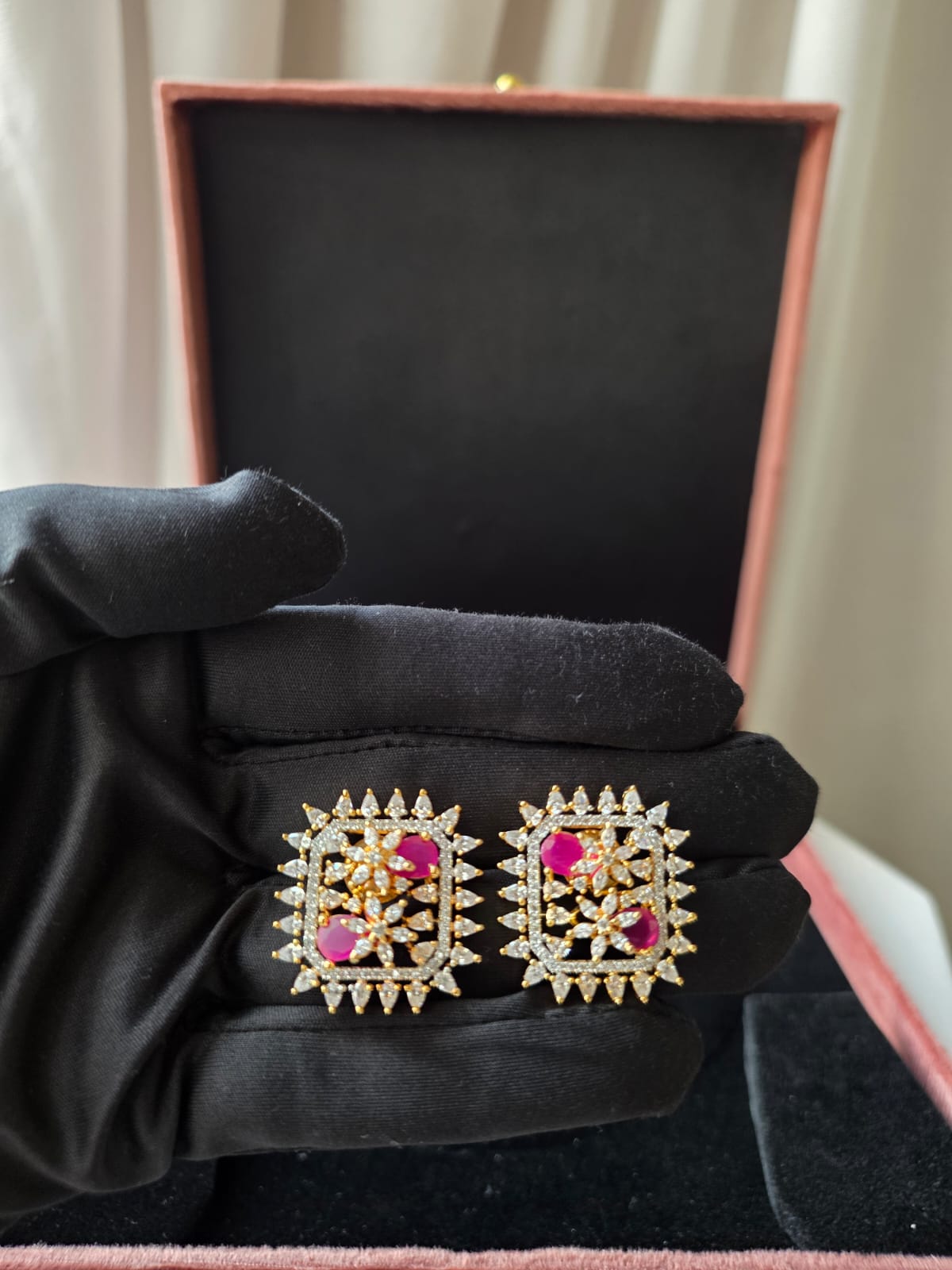 Ruby Royale Pendant Set