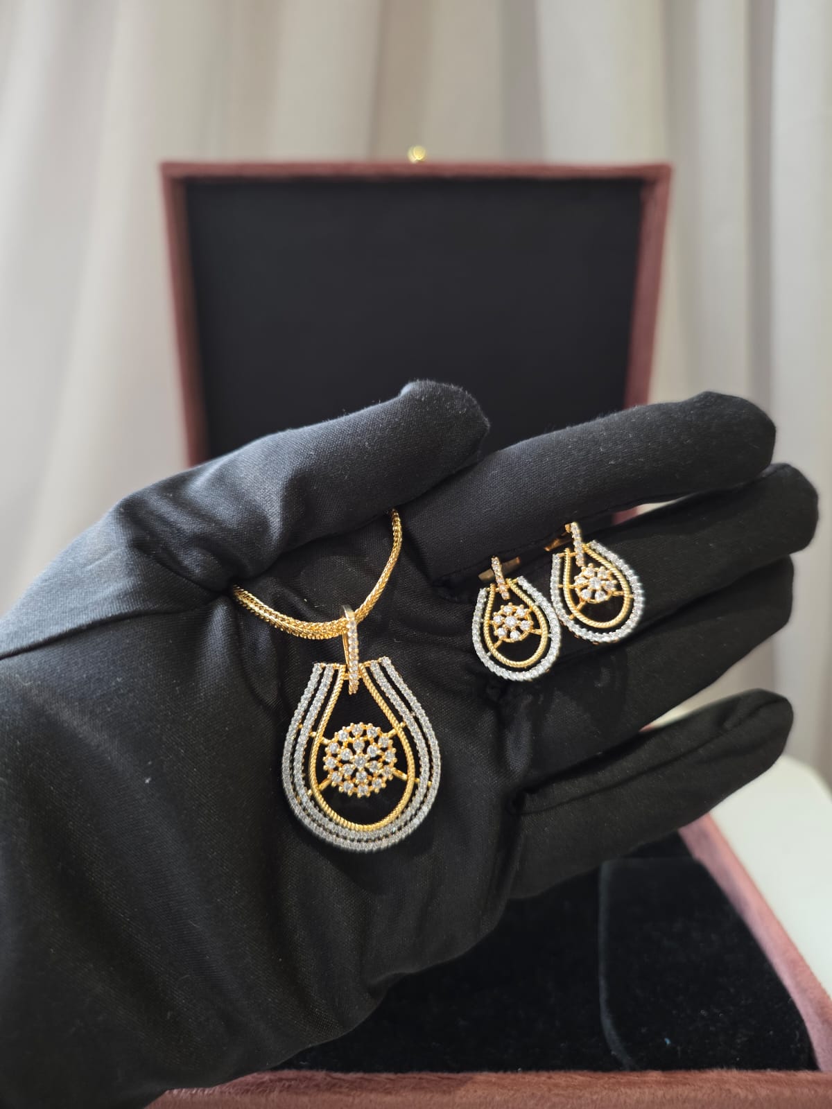 Celestial Drop Pendant Set