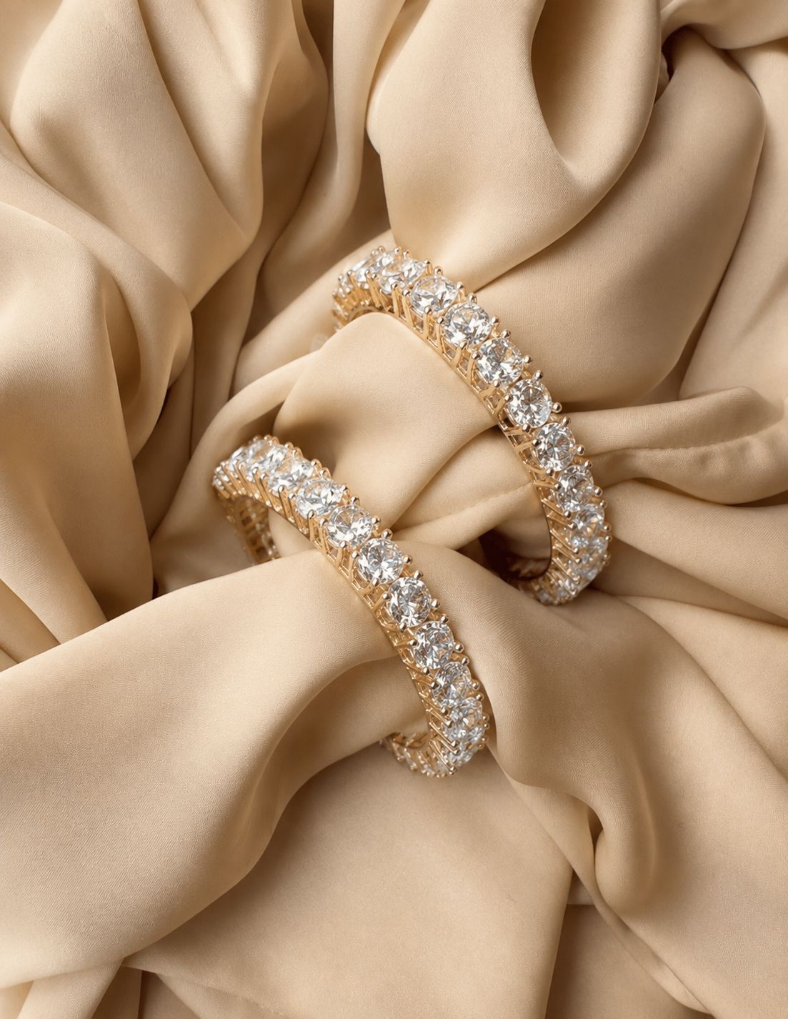 Celestique Eternity Diamond  Bangles