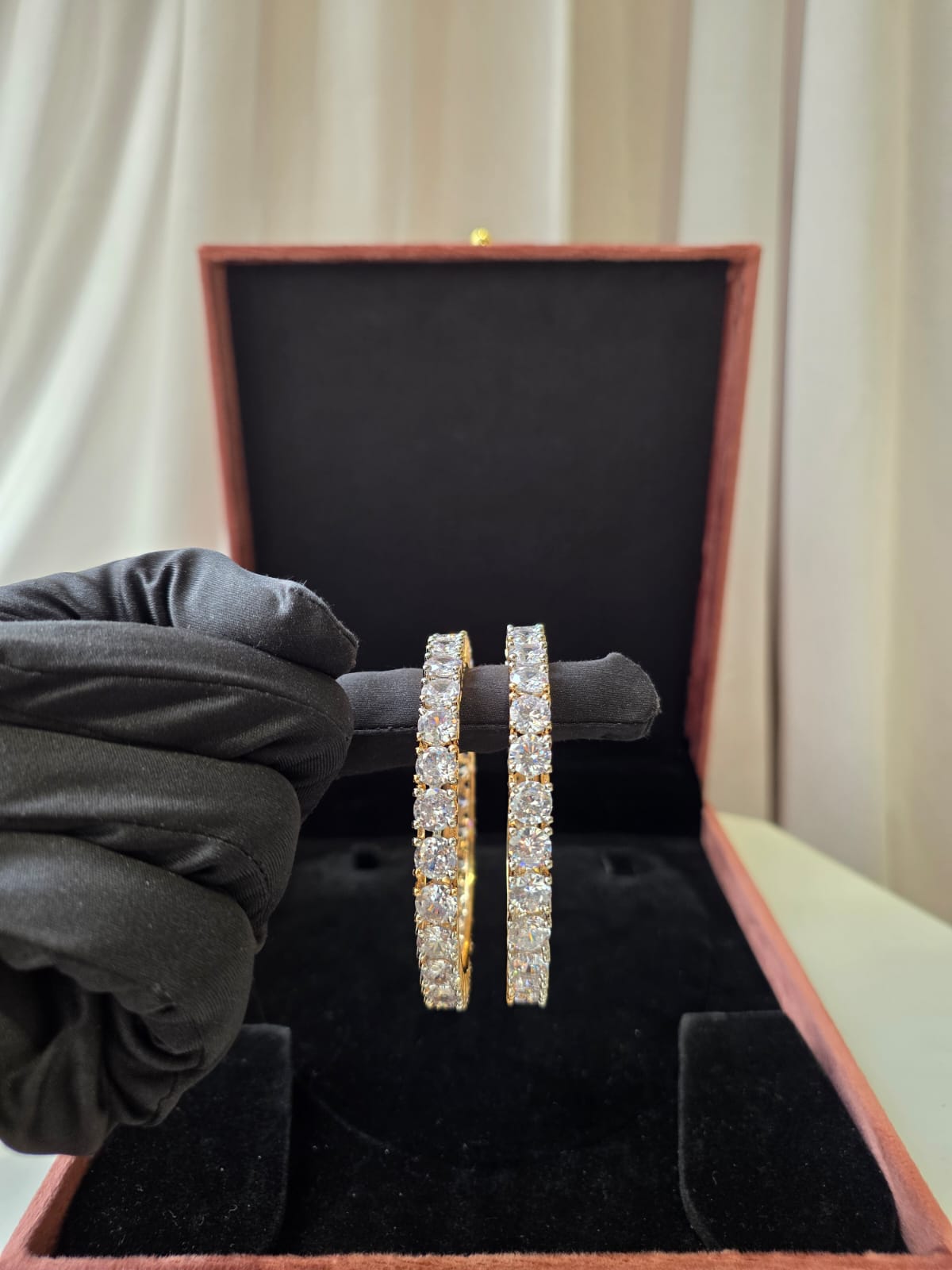 Celestique Eternity Diamond  Bangles