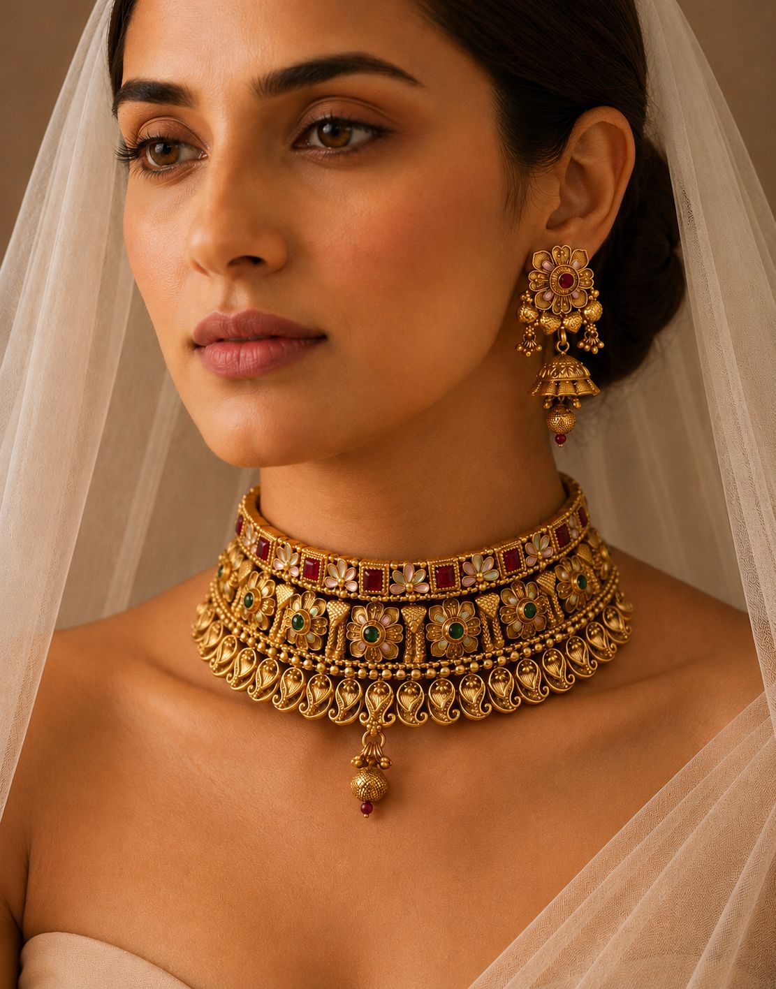 Zehra Muse Gold Choker