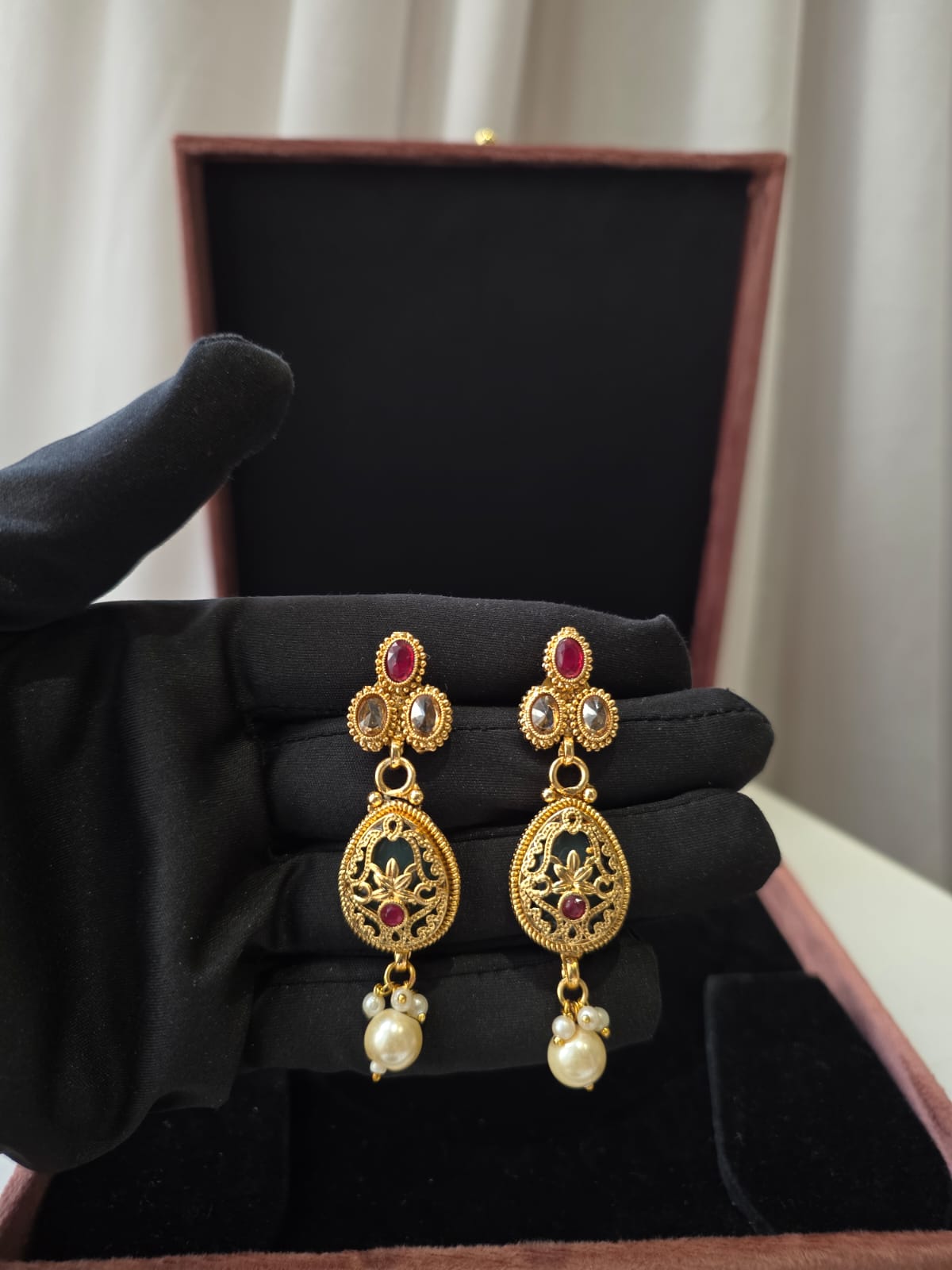 Royal Filigree Gold Necklace Set