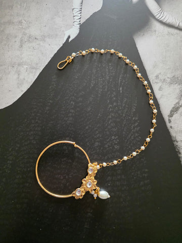 Noorika Pearl Chain nath