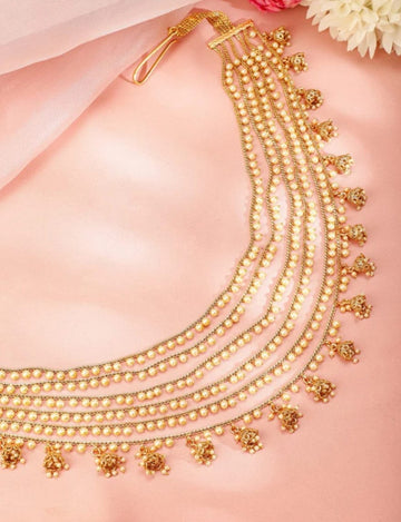 Noor Jaal Multi-Layer Pearl Beaded Kamarbandh
