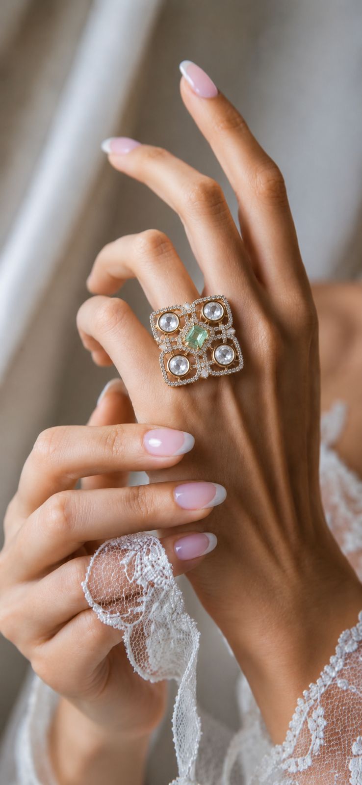 Zaria Ocean Royale Cocktail Ring