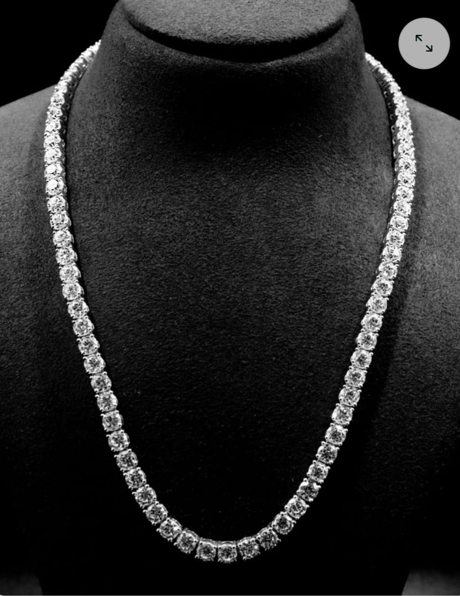 Celeste Tennis Diamond Necklace