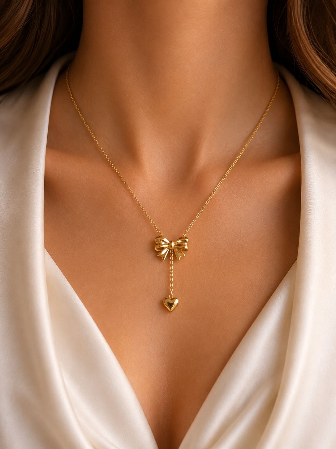 Amora Bow Pendant Chain