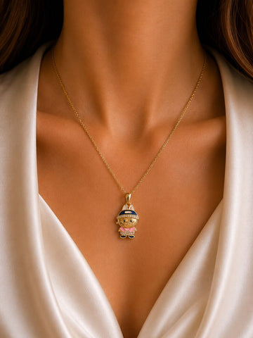 Labubu Captain Explorer Pendant Chain