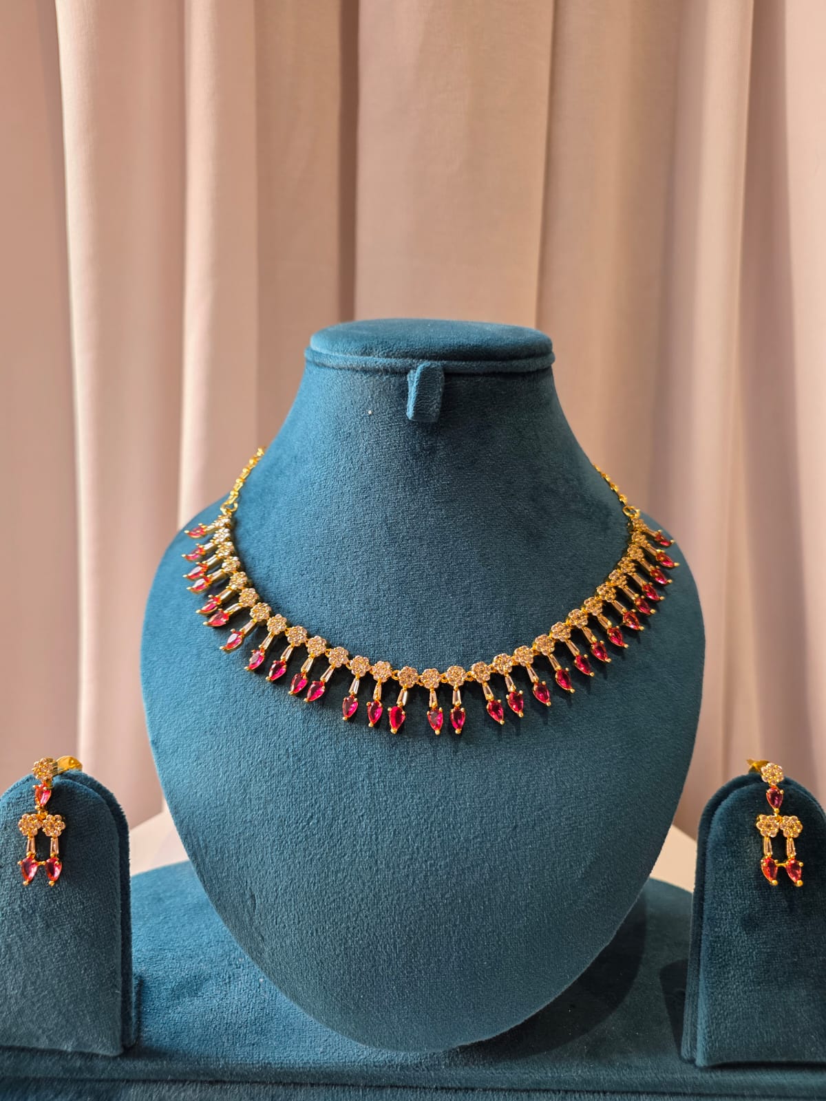 Midnight Ruby Necklace