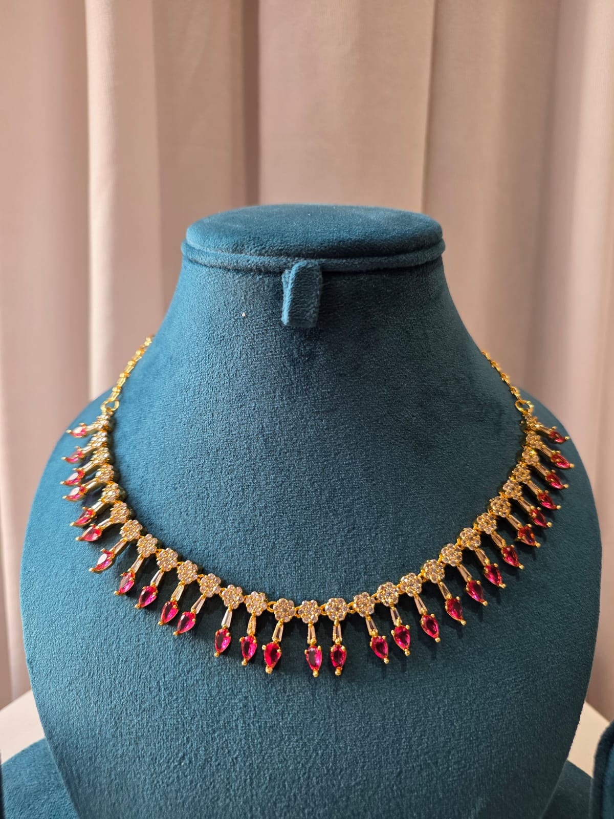 Midnight Ruby Necklace