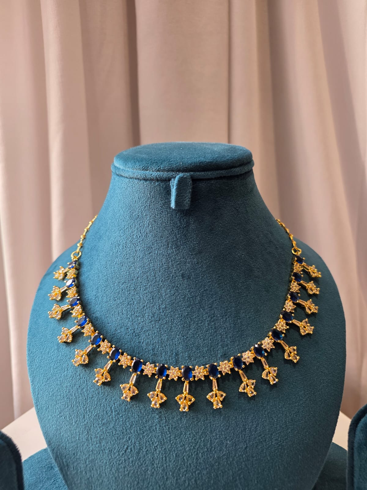 Sapphire Blossom Necklace