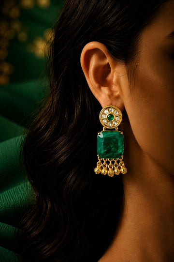 Heirloom Gemstone Tassel Earrings