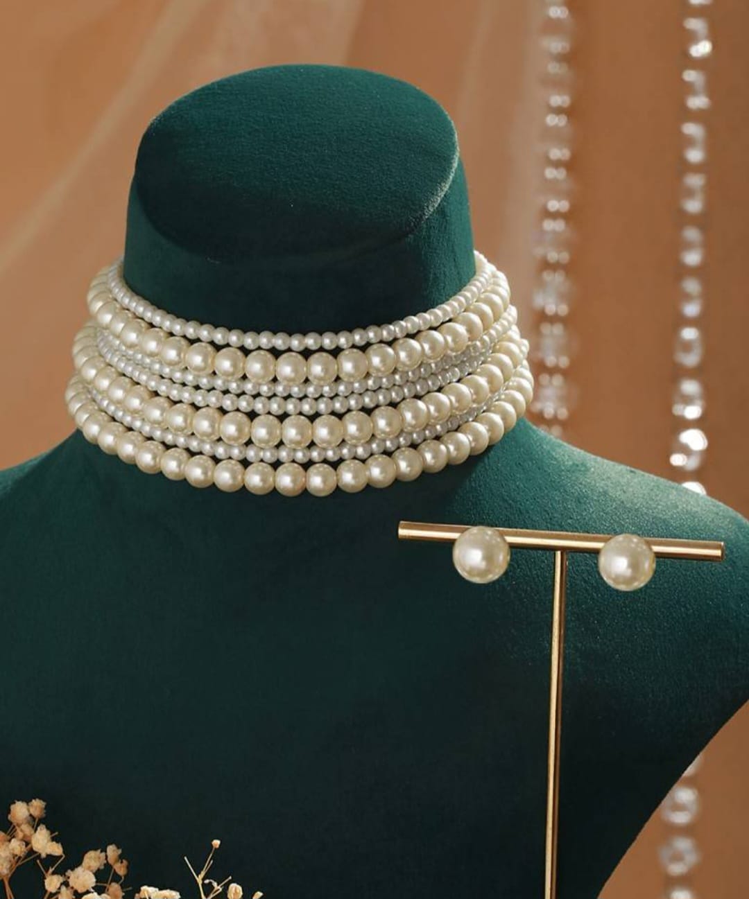 Aurelia Pearl Choker Set