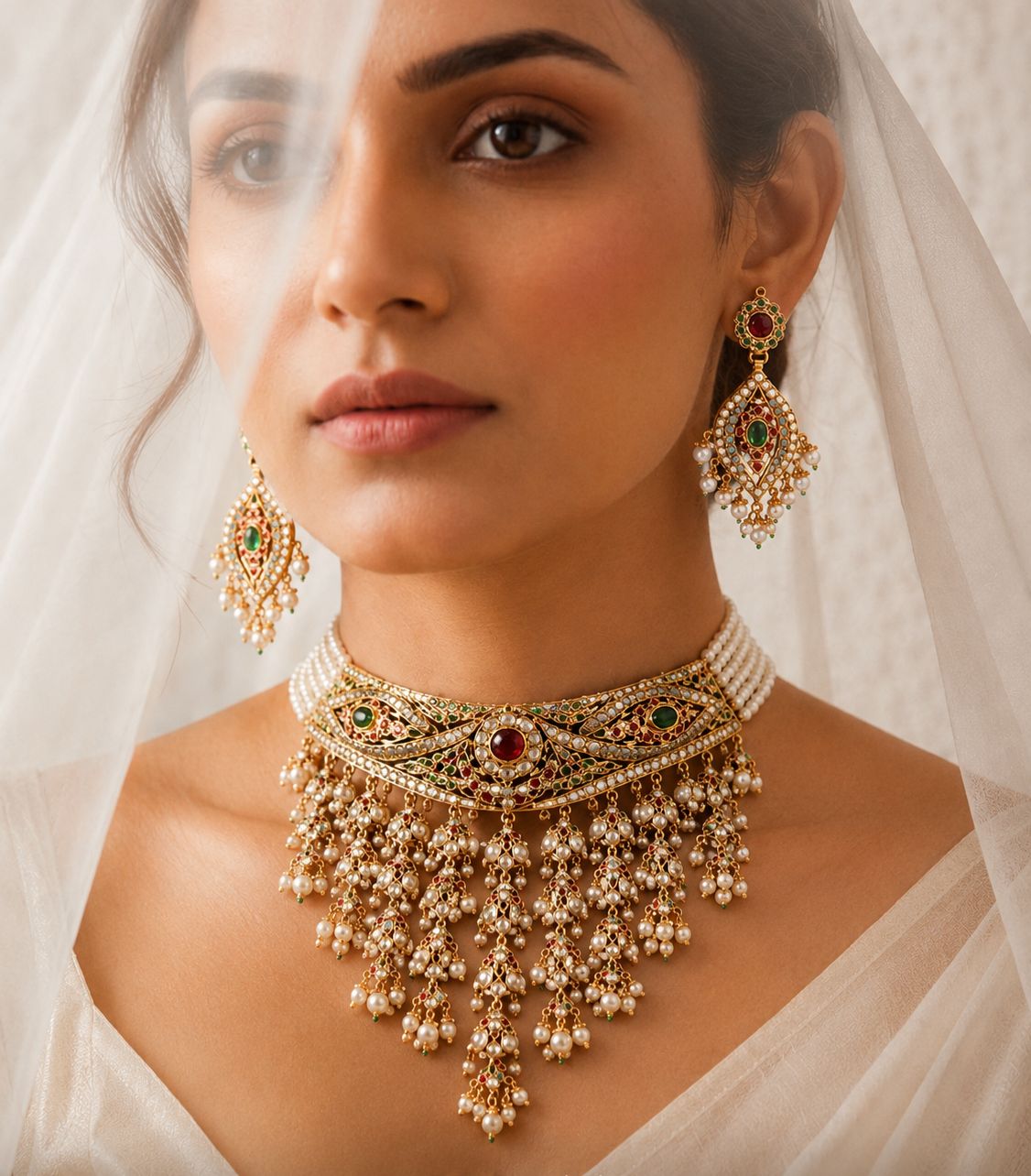 Ranisha Jadau Choker Set