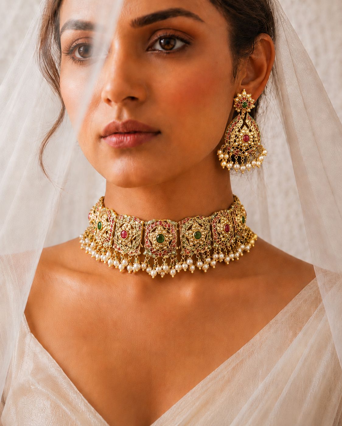 Nayantara Jadau Choker Set