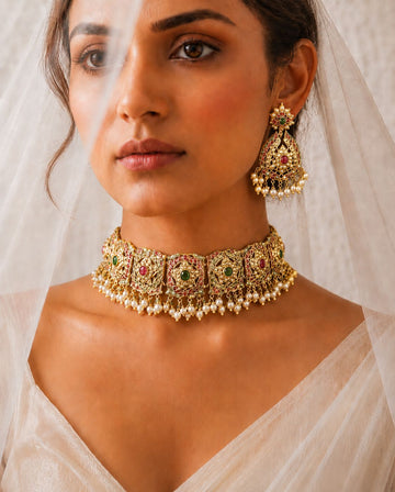 Nayantara Jadau Choker Set