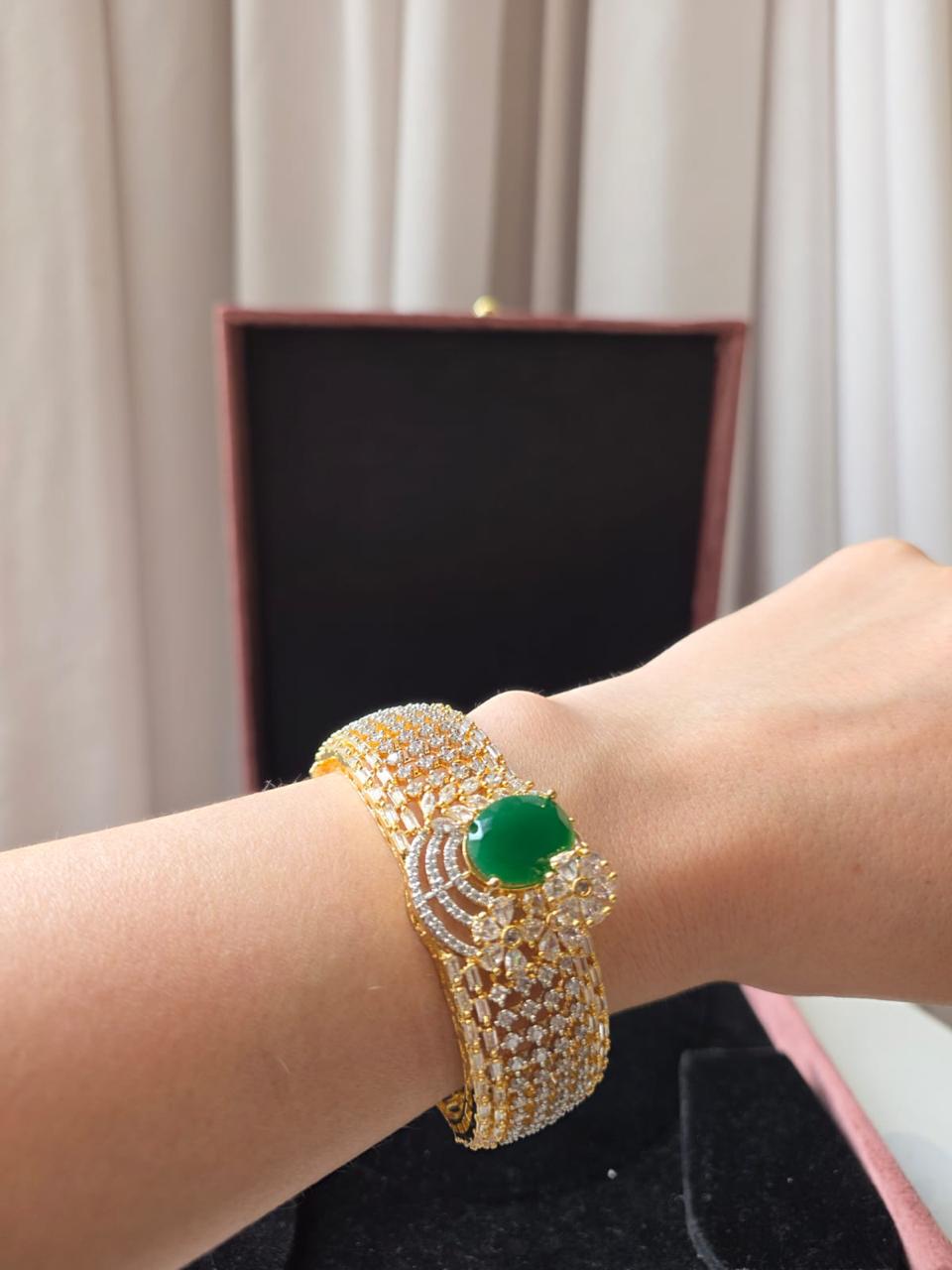 Emerelle Luxe Cuff Statement Bracelet