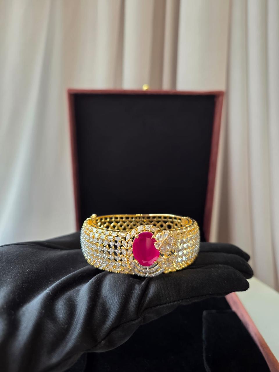 Rubelle Luxe Cuff Statement Bracelet