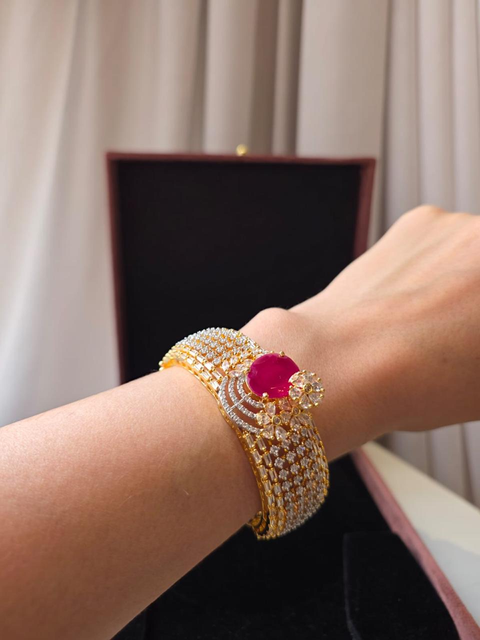 Rubelle Luxe Cuff Statement Bracelet
