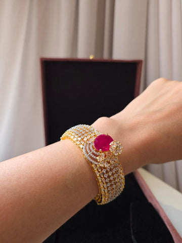 Rubelle Luxe Cuff Statement Bracelet