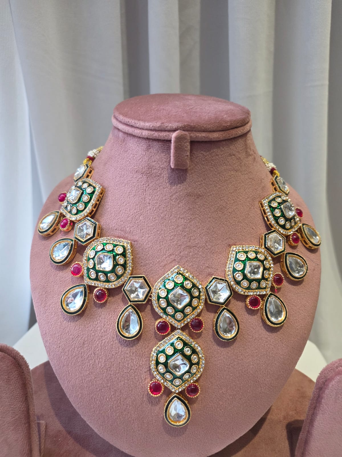Ruhani Polki Necklace Set