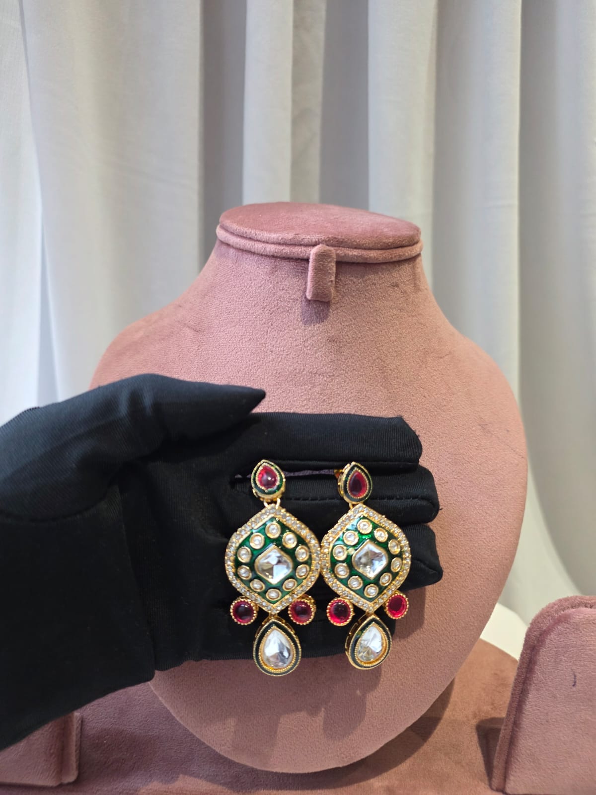 Ruhani Polki Necklace Set
