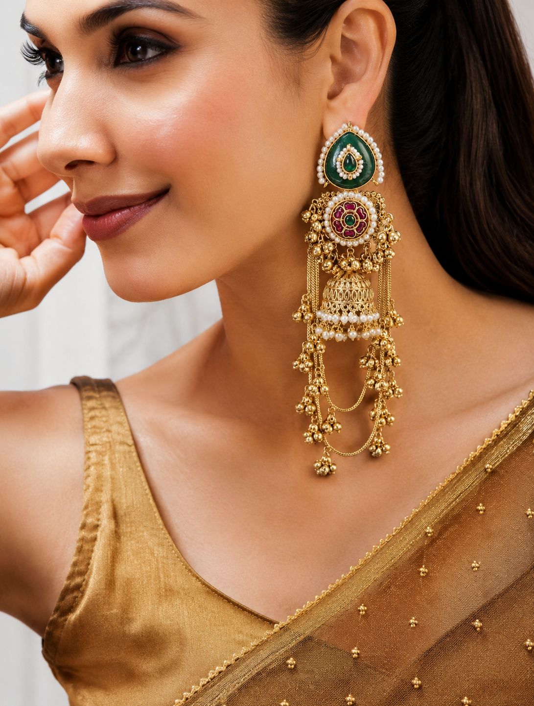 Mehrbano Long Jhumkas