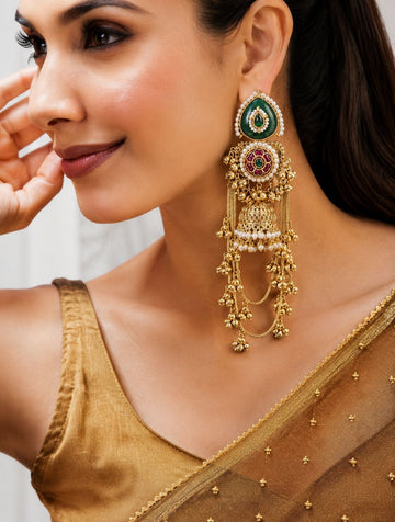 Mehrbano Long Jhumkas