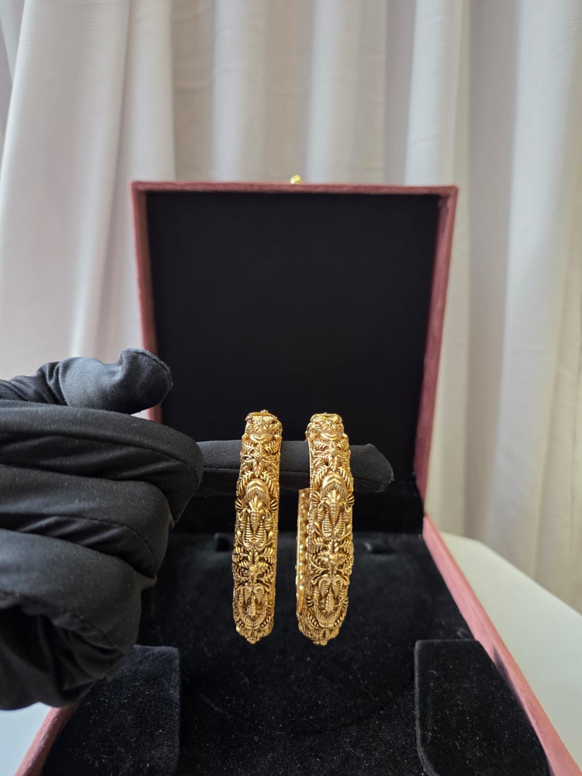 Heritage Gold Openable Bangles