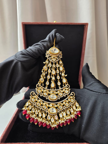Royal Ruby Polki Passa