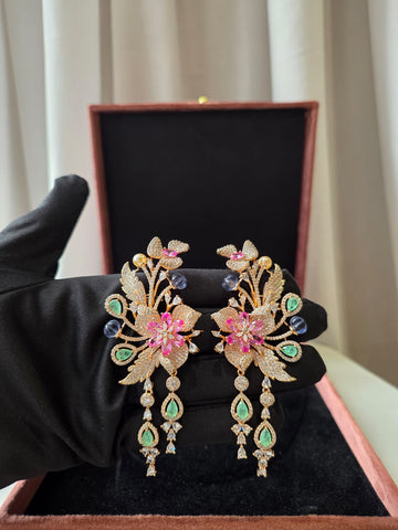 Fleur Royale Statement Earrings