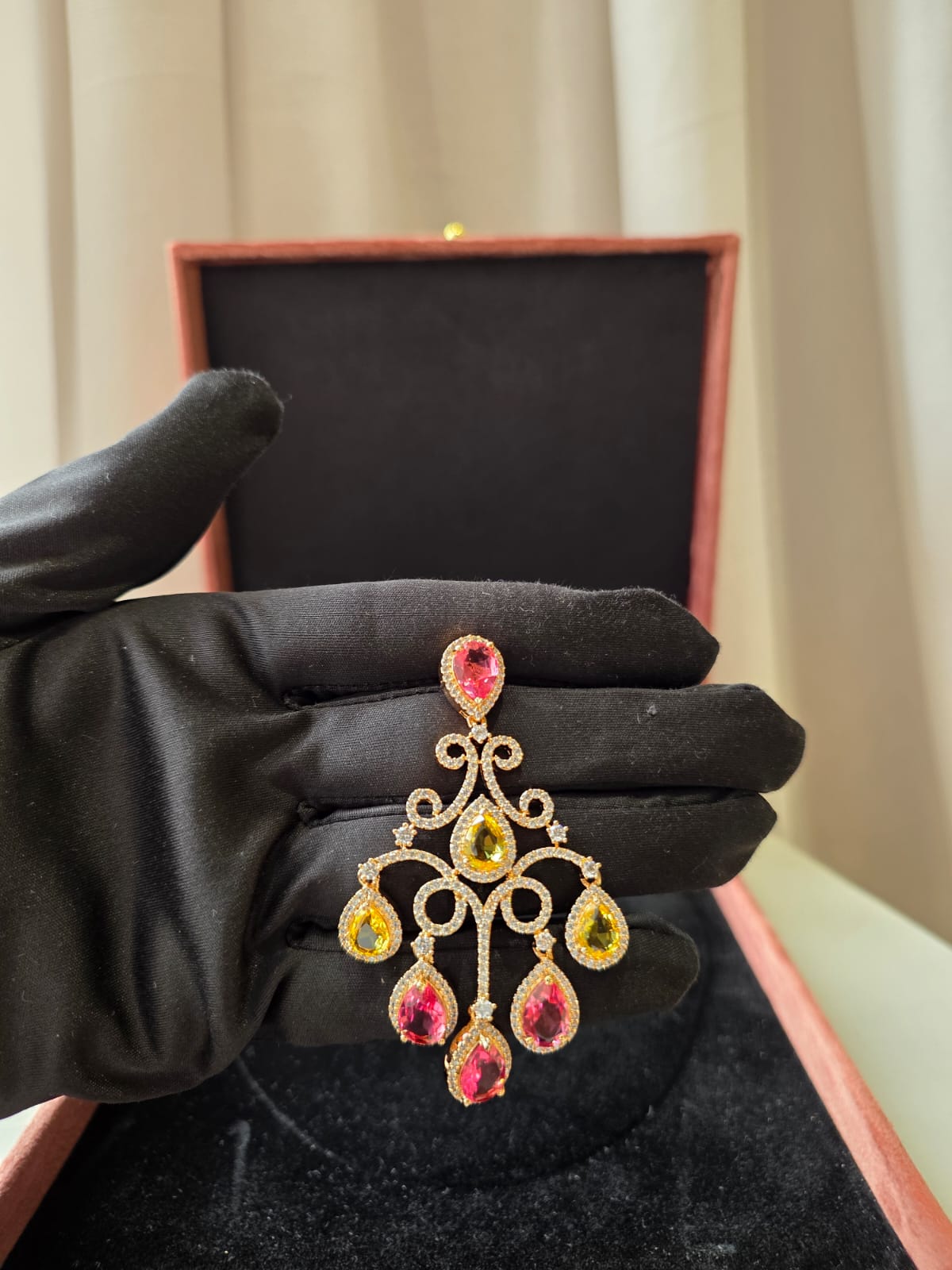 Sunset Chandelier Earrings