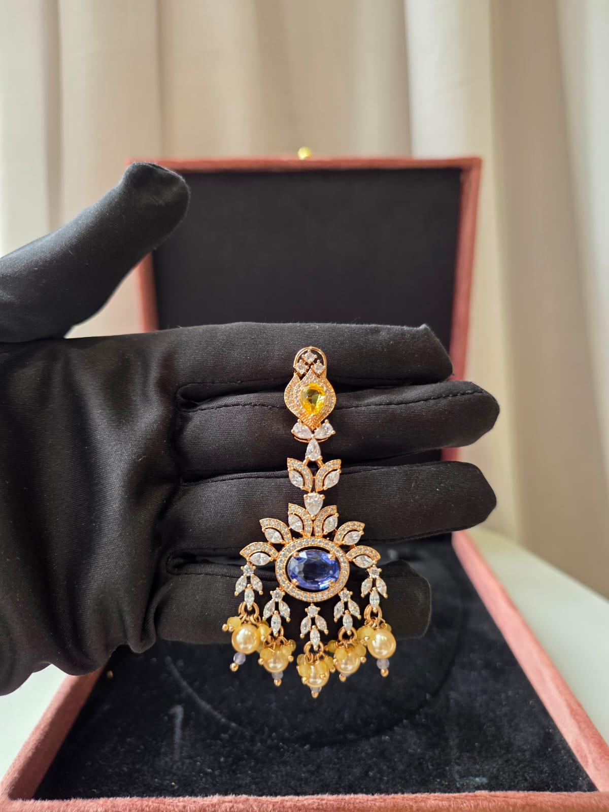 Aurora Amythyst Statement Earrings