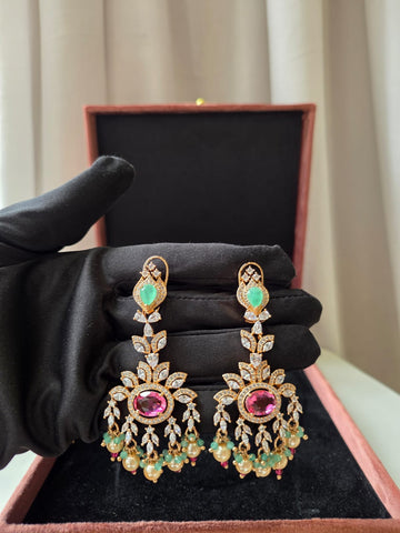 Aurora Blossom Statement Earrings